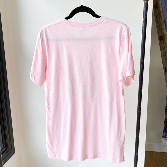 CANVAS BELLA + CANVAS Women's Pink Disney Inspired Leopard Mickey Head Tee sz M - Picture 2 of 7